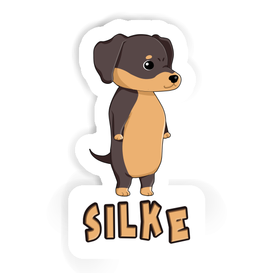 Silke Sticker Dachshund Gift package Image