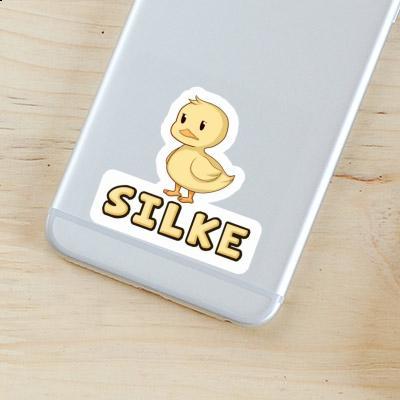 Duck Sticker Silke Laptop Image