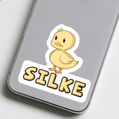 Duck Sticker Silke Notebook Image