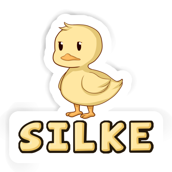 Duck Sticker Silke Laptop Image