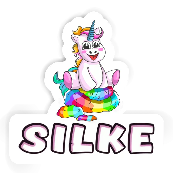 Sticker Silke Baby Unicorn Gift package Image