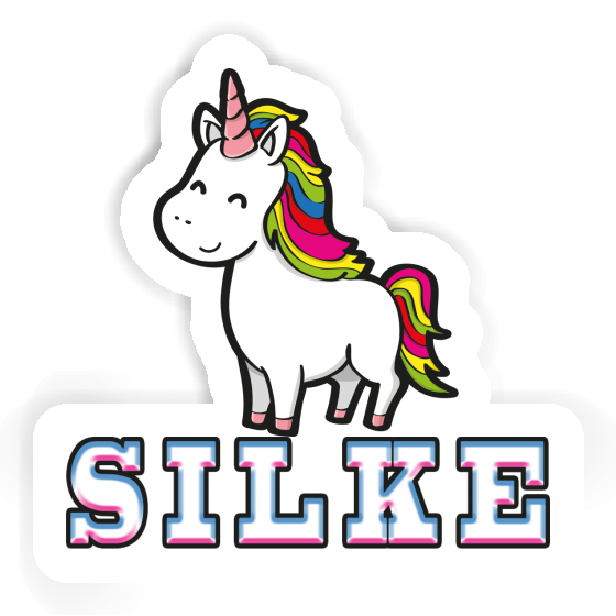 Sticker Silke Unicorn Laptop Image