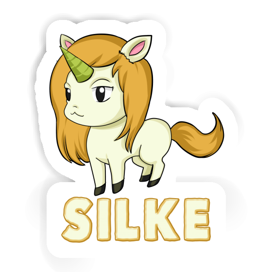 Sticker Silke Unicorn Laptop Image