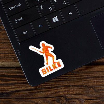 Sticker Fencer Silke Laptop Image