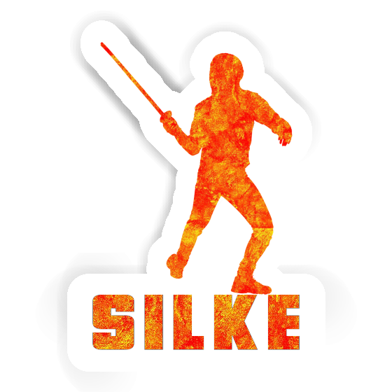 Sticker Fencer Silke Notebook Image