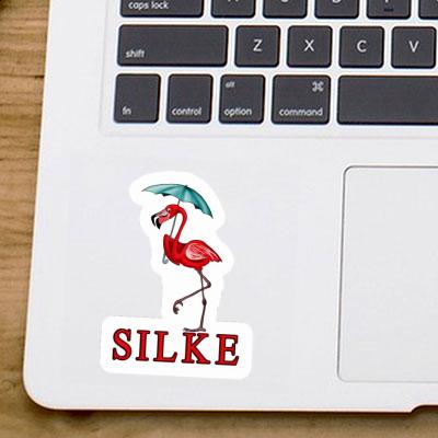 Silke Sticker Flamingo Notebook Image