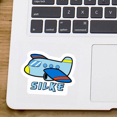 Silke Sticker Airplane Image