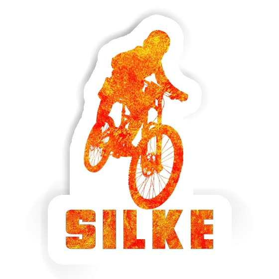 Silke Sticker Freeride Biker Laptop Image