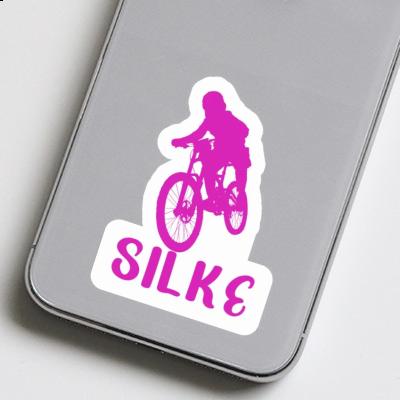 Sticker Silke Freeride Biker Laptop Image