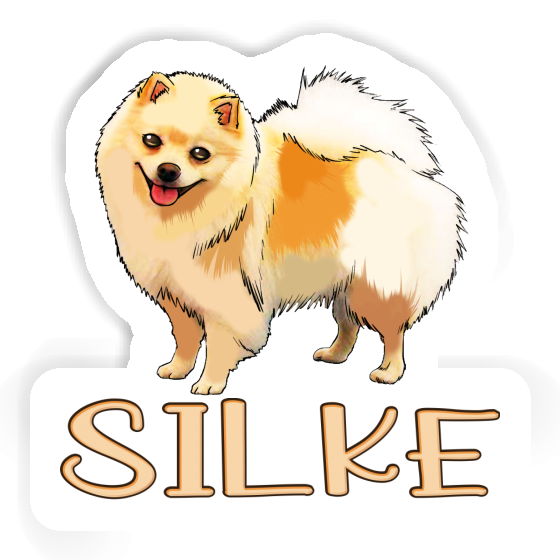 Sticker German Spitz Silke Laptop Image