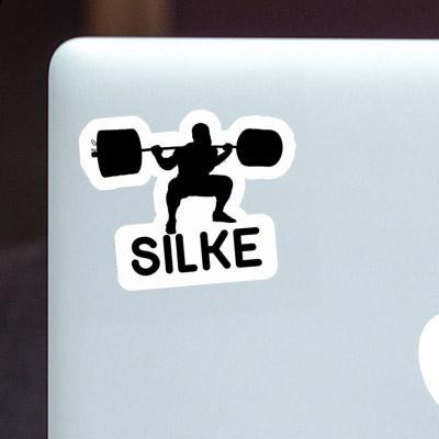 Silke Sticker Weightlifter Image