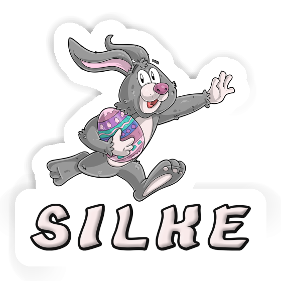 Silke Sticker Easter bunny Laptop Image