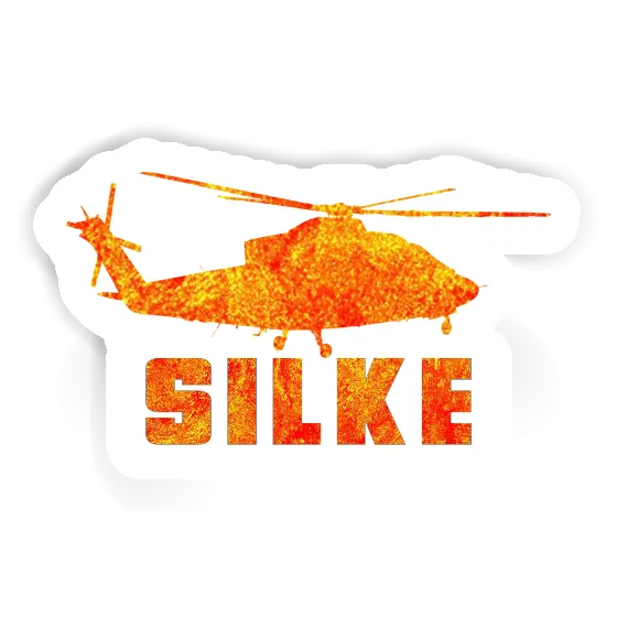 Silke Sticker Helicopter Notebook Image