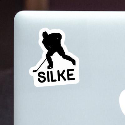 Silke Sticker Hockey Player Laptop Image