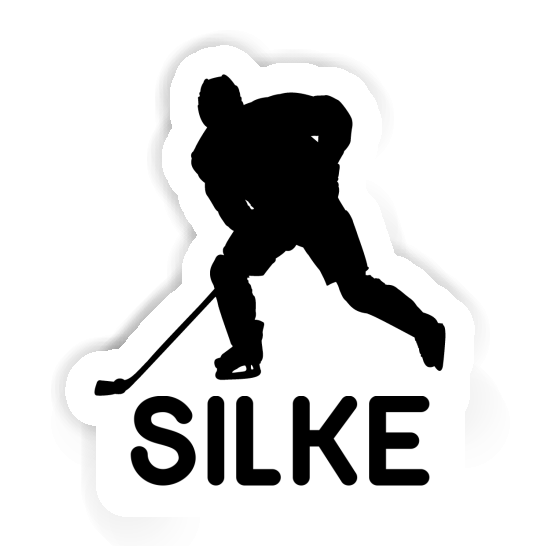 Silke Sticker Hockey Player Laptop Image