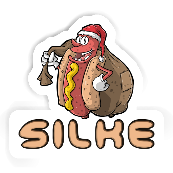 Silke Sticker Hot Dog Notebook Image