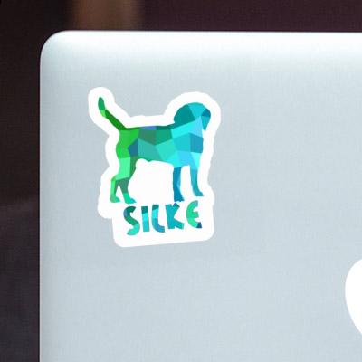 Sticker Silke Dog Laptop Image