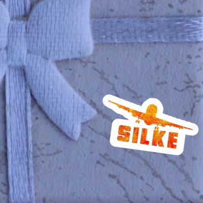 Silke Sticker Airplane Image