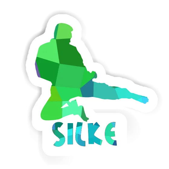 Sticker Karateka Silke Laptop Image