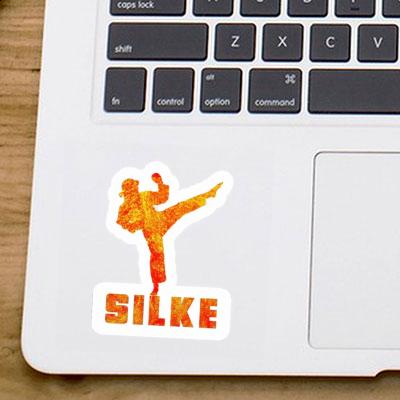 Karateka Sticker Silke Notebook Image