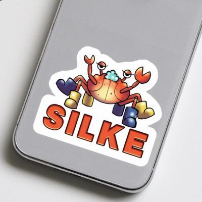 Silke Sticker Crab Laptop Image