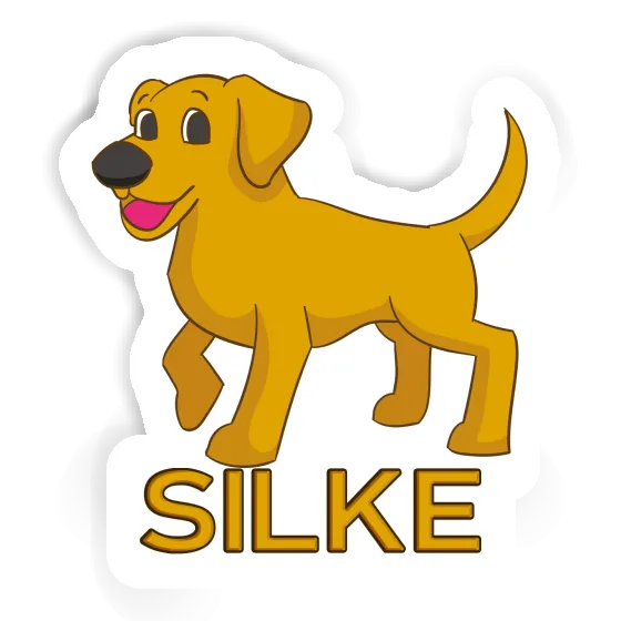 Autocollant Labrador Silke Gift package Image