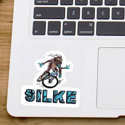 Aufkleber Biker Silke Notebook Image