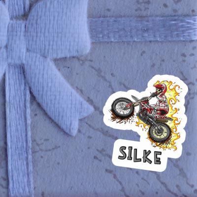 Sticker Silke Motocross Rider Notebook Image