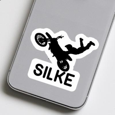 Silke Sticker Motocross Rider Laptop Image