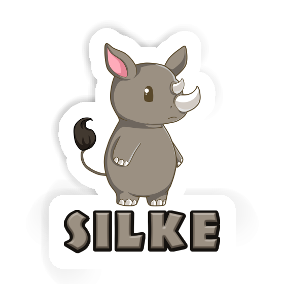 Sticker Rhino Silke Notebook Image