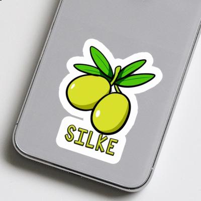 Olive Autocollant Silke Laptop Image