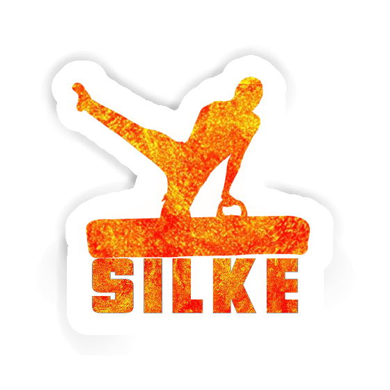 Sticker Gymnast Silke Laptop Image