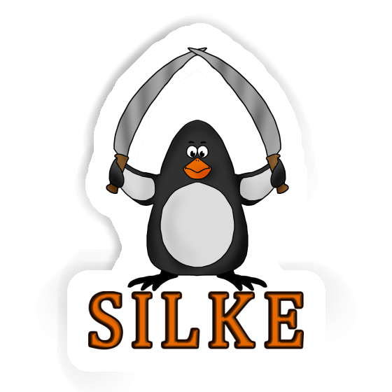 Silke Autocollant Pingouin de combat Gift package Image