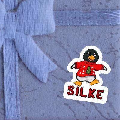 Autocollant Silke Pingouin Gift package Image