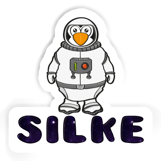 Silke Sticker Astronaut Notebook Image