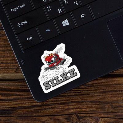 Snow groomer Sticker Silke Laptop Image