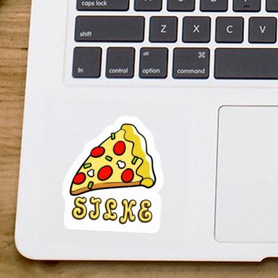 Pizza Autocollant Silke Laptop Image