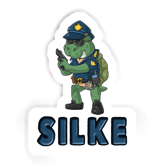 Sticker Officer Silke Laptop Image