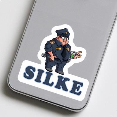 Polizist Aufkleber Silke Notebook Image