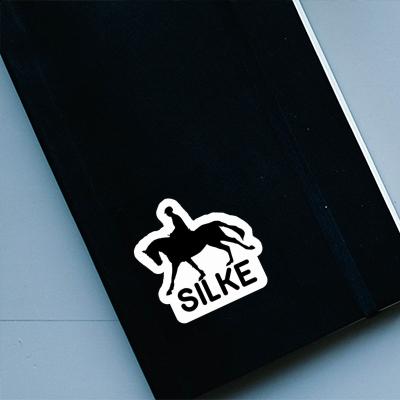 Horse Rider Sticker Silke Notebook Image