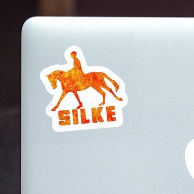 Horse Rider Sticker Silke Image