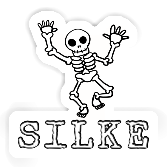 Sticker Skeleton Silke Gift package Image