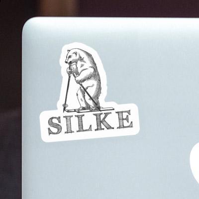 Silke Sticker Skier Laptop Image