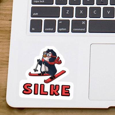 Sticker Skier Silke Notebook Image