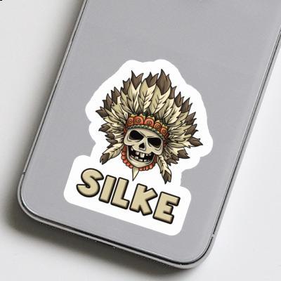 Sticker Skull Silke Notebook Image