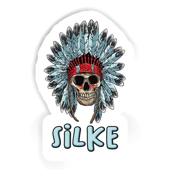 Sticker Indian Skull Silke Gift package Image