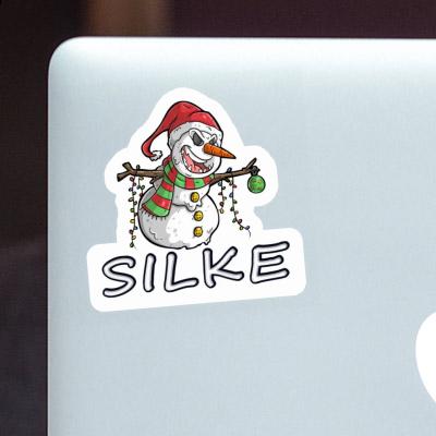 Sticker Silke Snowman Laptop Image