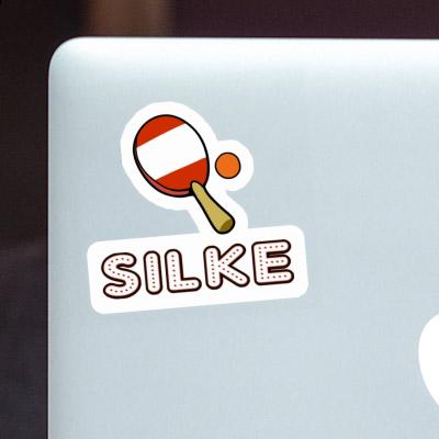 Sticker Silke Table Tennis Racket Notebook Image