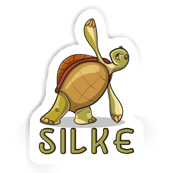 Silke Sticker Yoga Turtle Notebook Image