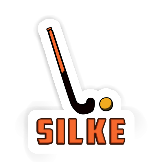 Floorball Stick Sticker Silke Notebook Image